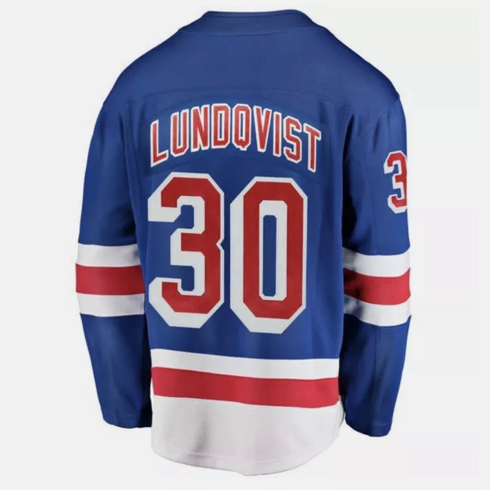 Men's NewYork Rangers Henrik Lundqvist Fanatics Brand BreakawayPlayer-JE…